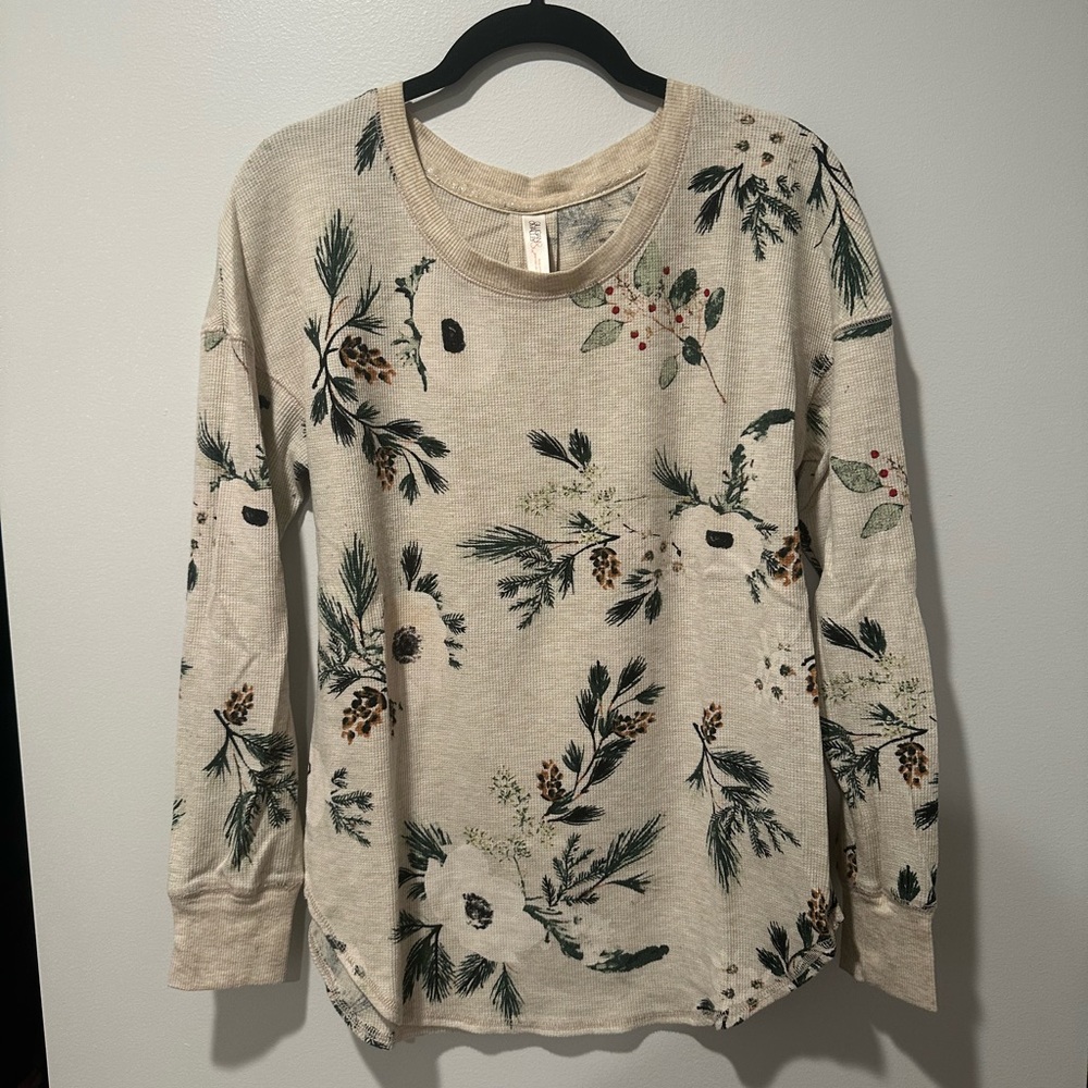 Thermal Pajama Set in Winter Print